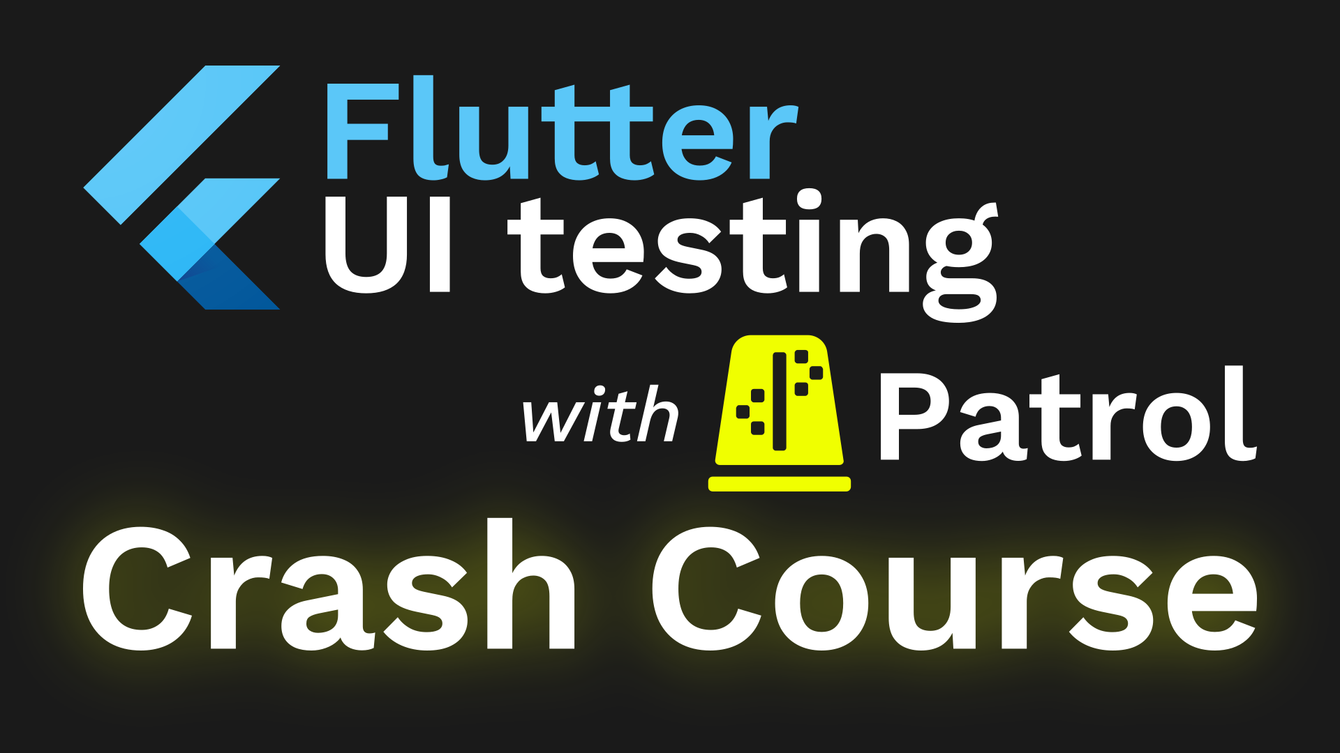 Flutter UI Testing with Patrol - Reso Coder